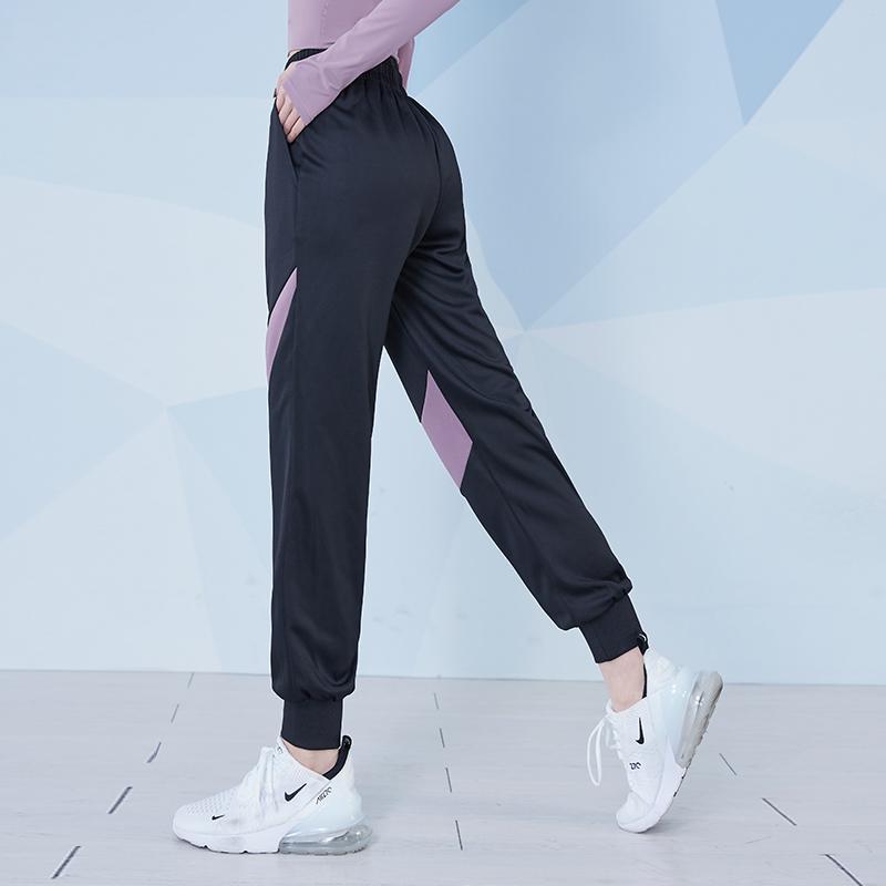 范斯蒂克 运动长裤女秋冬学生跑步高腰透气运动裤宽松显瘦瑜伽裤