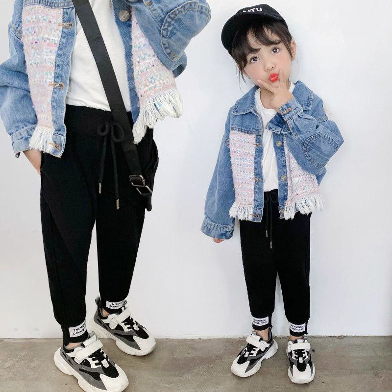 75892-女童运动裤儿童休闲裤韩版潮流新款秋冬季洋气男童高腰百搭束脚裤-详情图