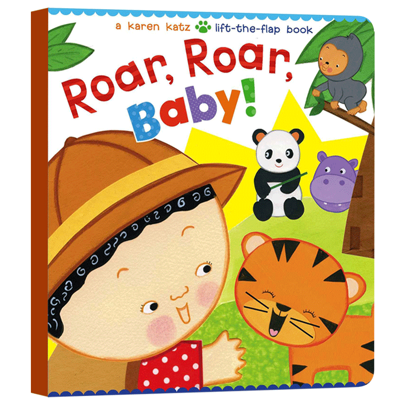 华研原版英文原版 卡伦卡茨亲子系列 roar roar baby karen katz
