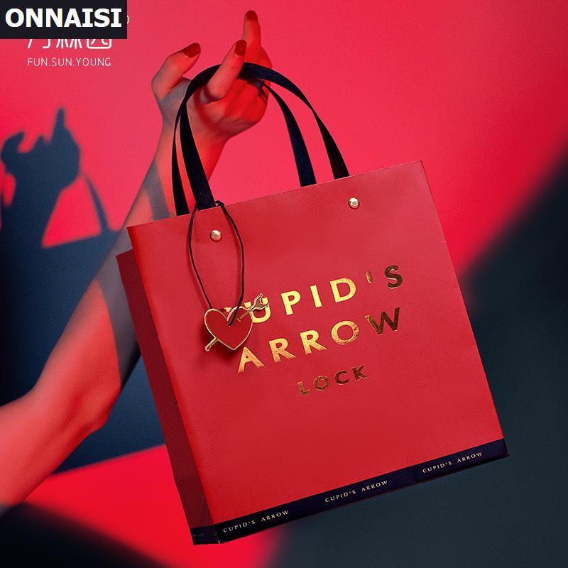 portable gift carry bags do creative day red gift bag paper