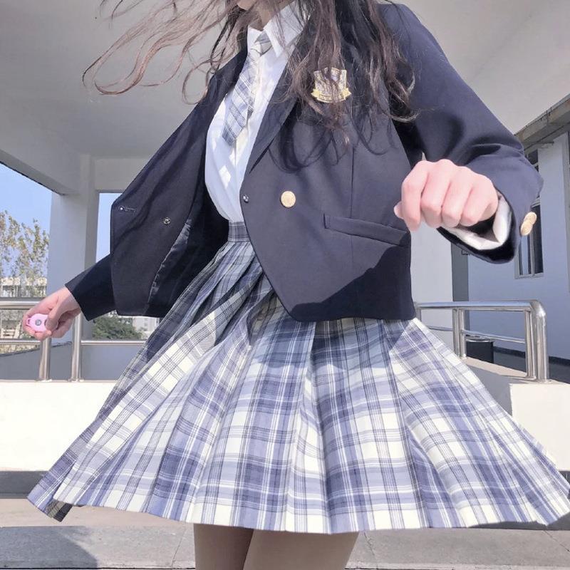 日系学院风jk制服伪娘大码衣服男cd变装用品女装大佬学生校服套装