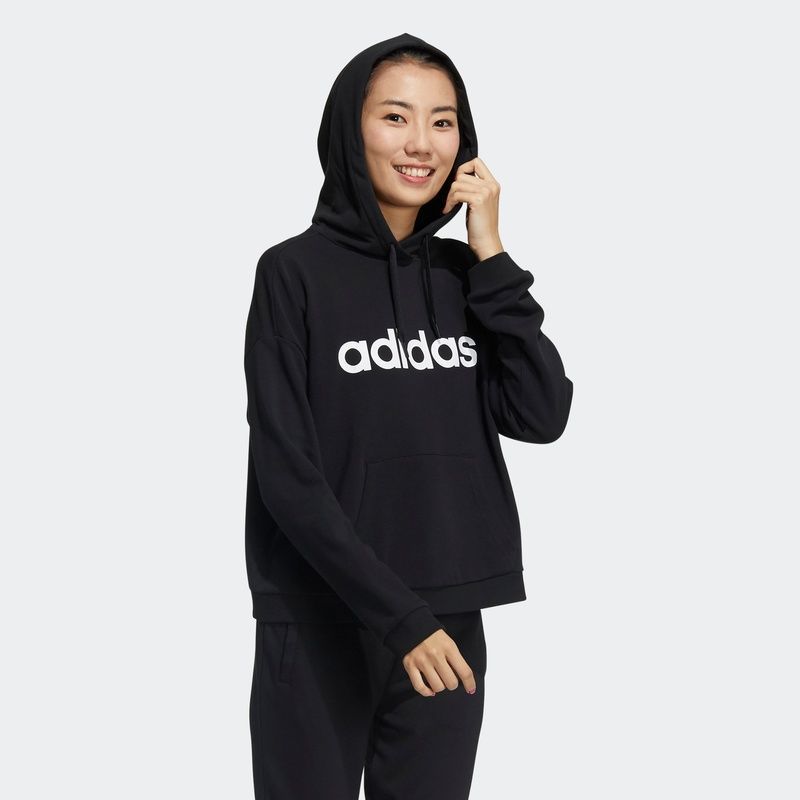 adidas阿迪达斯neo卫衣女2021秋季新款运动服外套套头衫gp7117