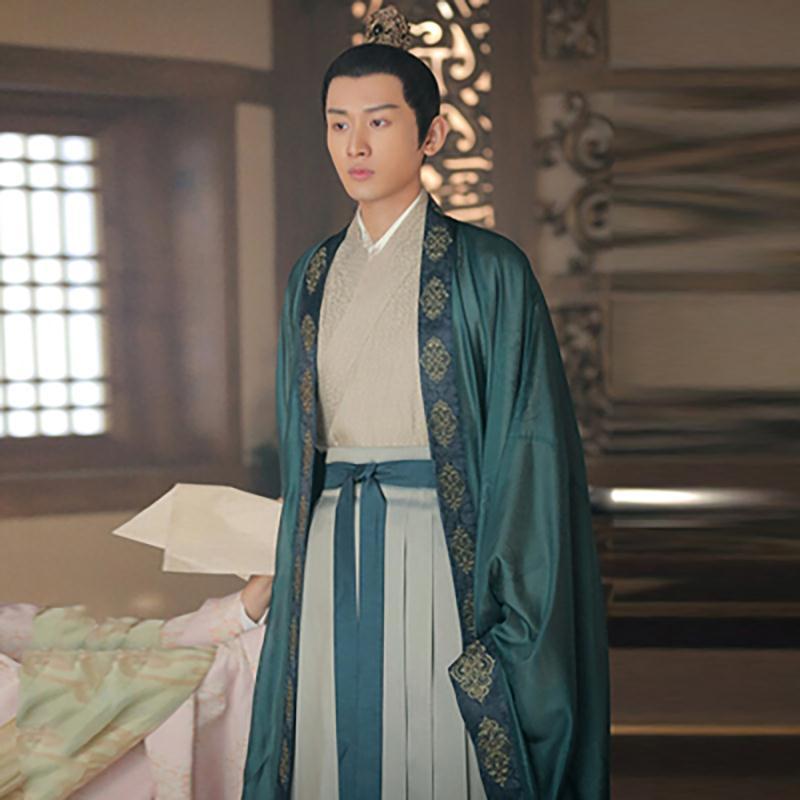 影视剧长安同款诺古装唐朝男士大臣服皇帝服王爷服圆领长袍演出服【3