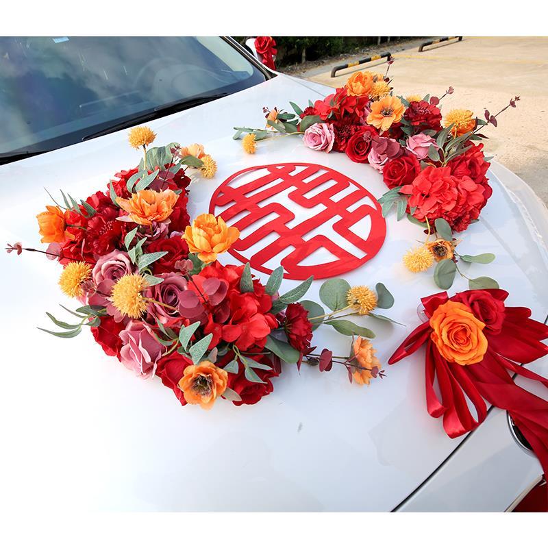 森系结婚礼装饰车头花主车套装小红书迎亲副车队字母车花创意布置 5月日发完 虎窝拼 森系结婚礼装饰车头花主车套装小红书迎亲副车队字母车花创意布置 5月日发完 虎窝拼