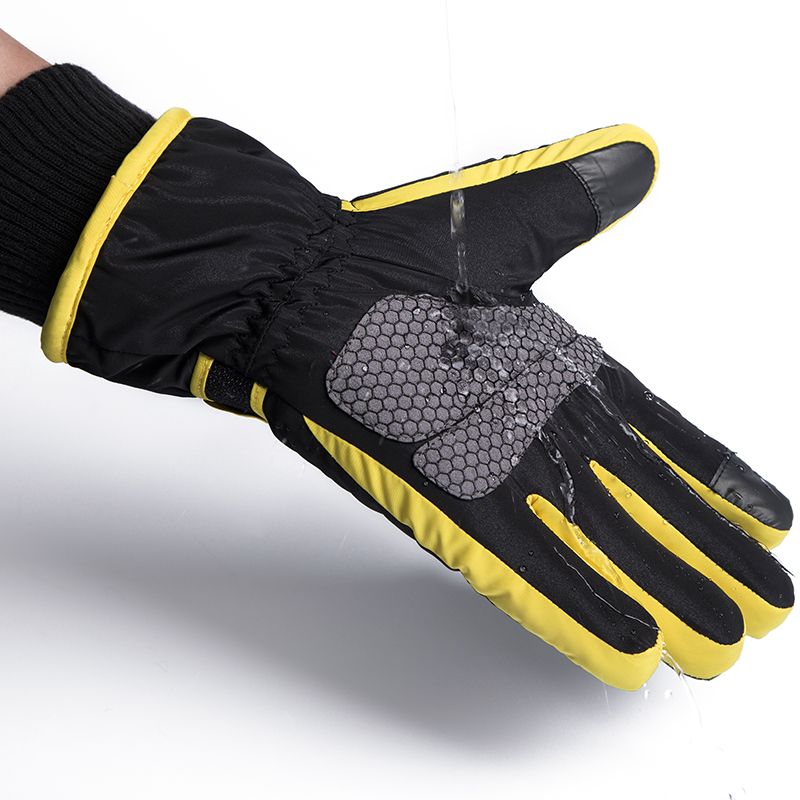 Women's Winter Ski Gloves, Thickened And Warm, Waterproof, Windproof, Cold-Proof, Outdoor Riding Motorcycle Cotton_voghion.com