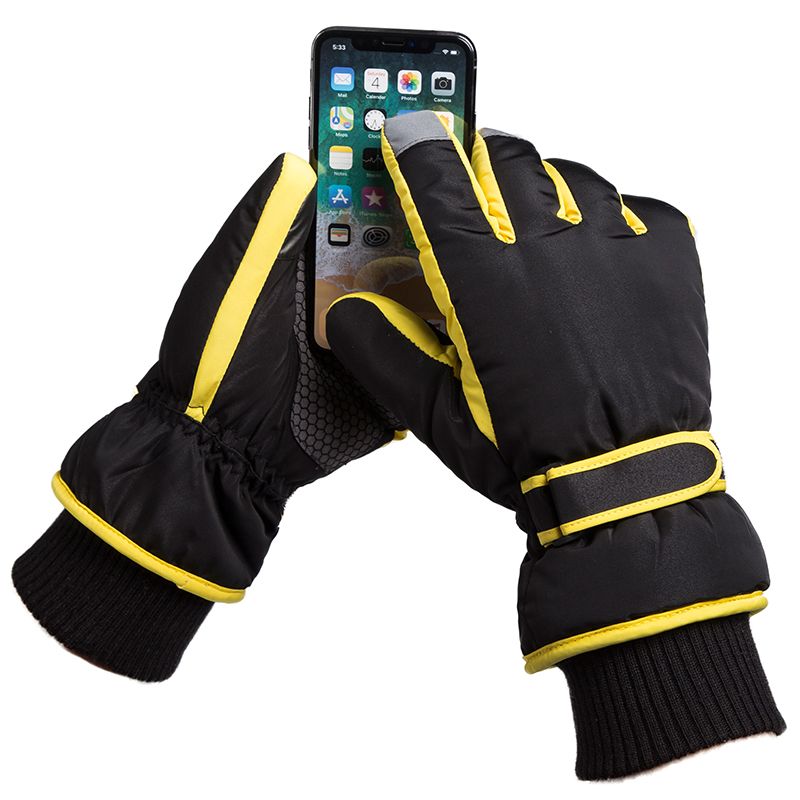 Women's Winter Ski Gloves, Thickened And Warm, Waterproof, Windproof, Cold-Proof, Outdoor Riding Motorcycle Cotton_voghion.com