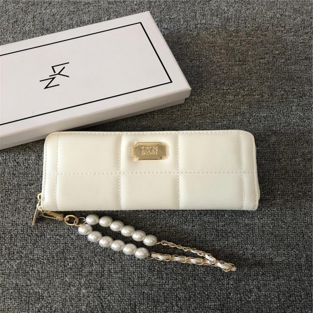 womens clutch bag long wallet pearl gift box 2021 new women