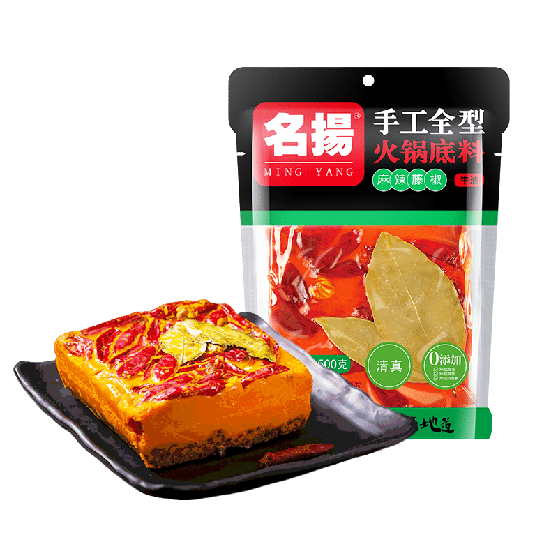 88747-名扬牛油藤椒火锅底料麻辣500g手工全型四川重庆麻辣鱼调料商用-详情图