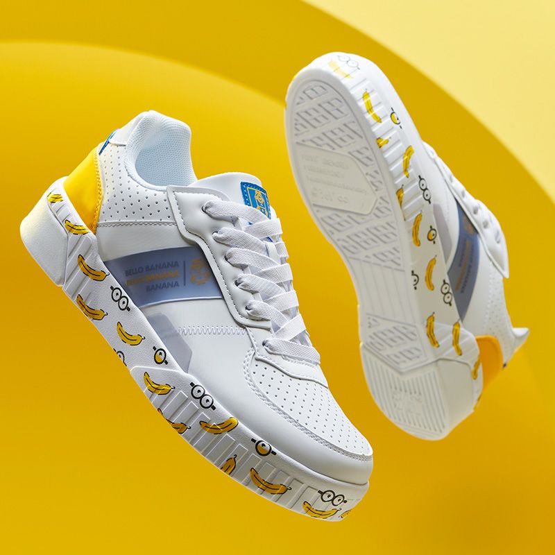 小黄人联名|361°女鞋潮流板鞋2022春秋新款时尚低帮透气休闲鞋女
