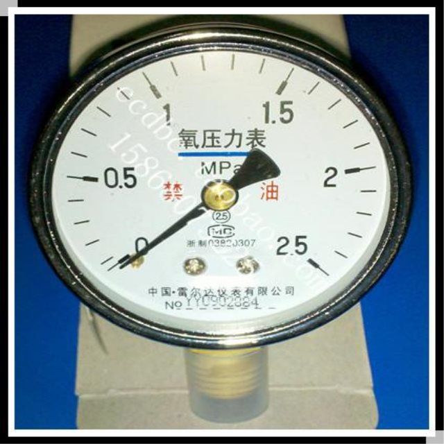 【雷尔达】yo-60zt 氧压力表 特殊规格可定做