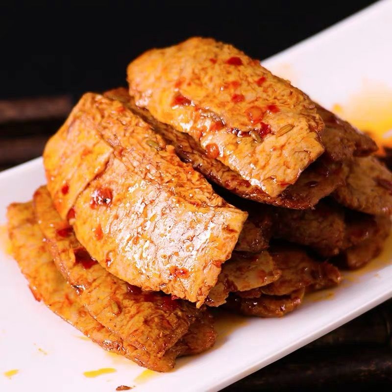 手撕素肉11g*20包香辣味/黑鸭味/烧烤混合口味