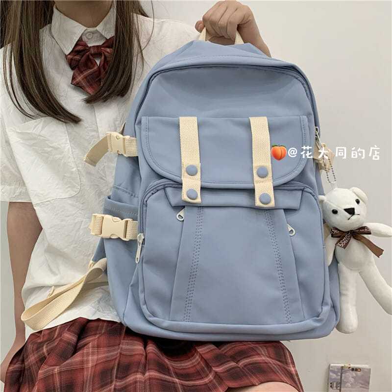 Schoolbag female ins Japanese junior high school student high school college student backpack Mori all-match trendy large-capacity computer backpack