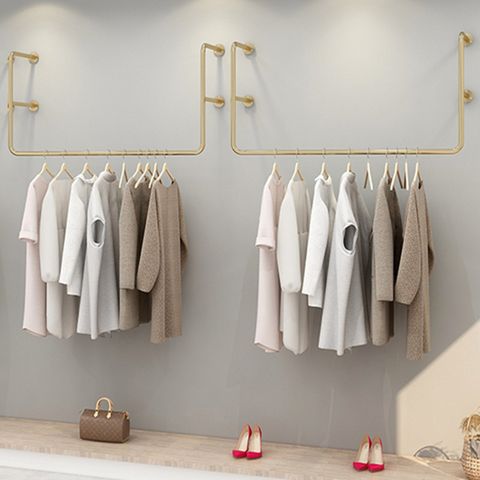 专卖服装店展示架上墙吊架童装壁挂式货架男女装挂墙上挂衣服架子