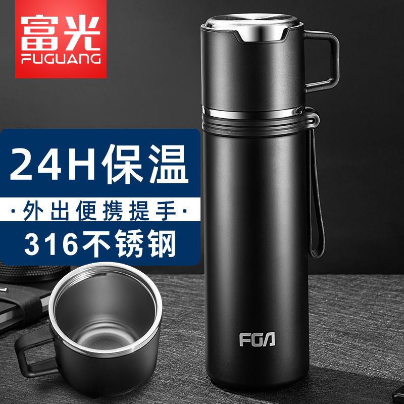 富光316保温杯大容量不锈钢户外水瓶壶男学生大号便携泡茶水杯子
