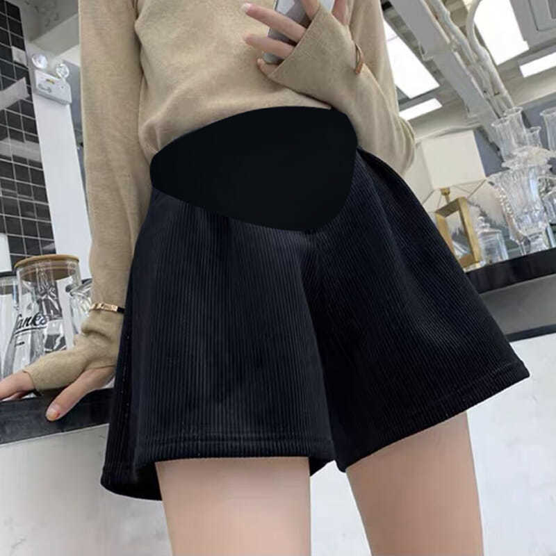 Pregnant women's shorts autumn and winter trendy mothers wear fashion leggings autumn autumn pregnancy belly support wide-leg pants spring and autumn models