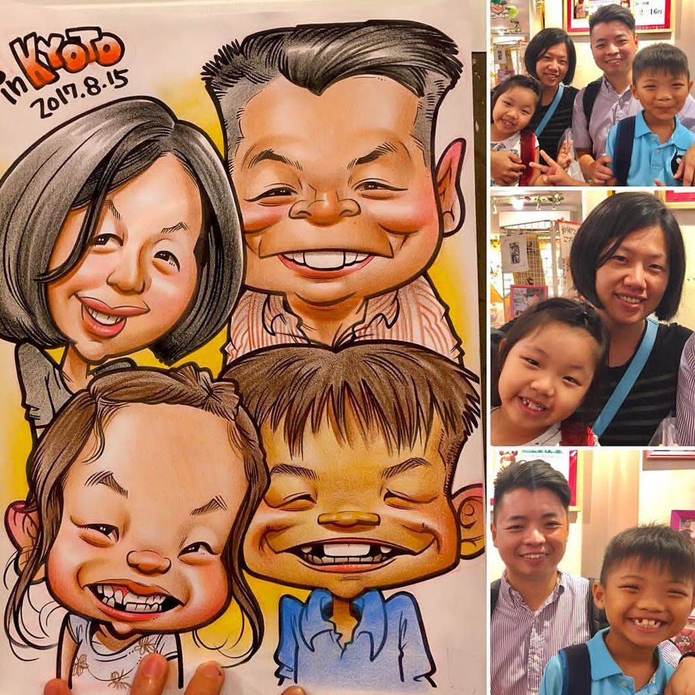 手绘真人画像 似颜绘夸张漫画头像动漫设计 卡通人像定制作肖像画