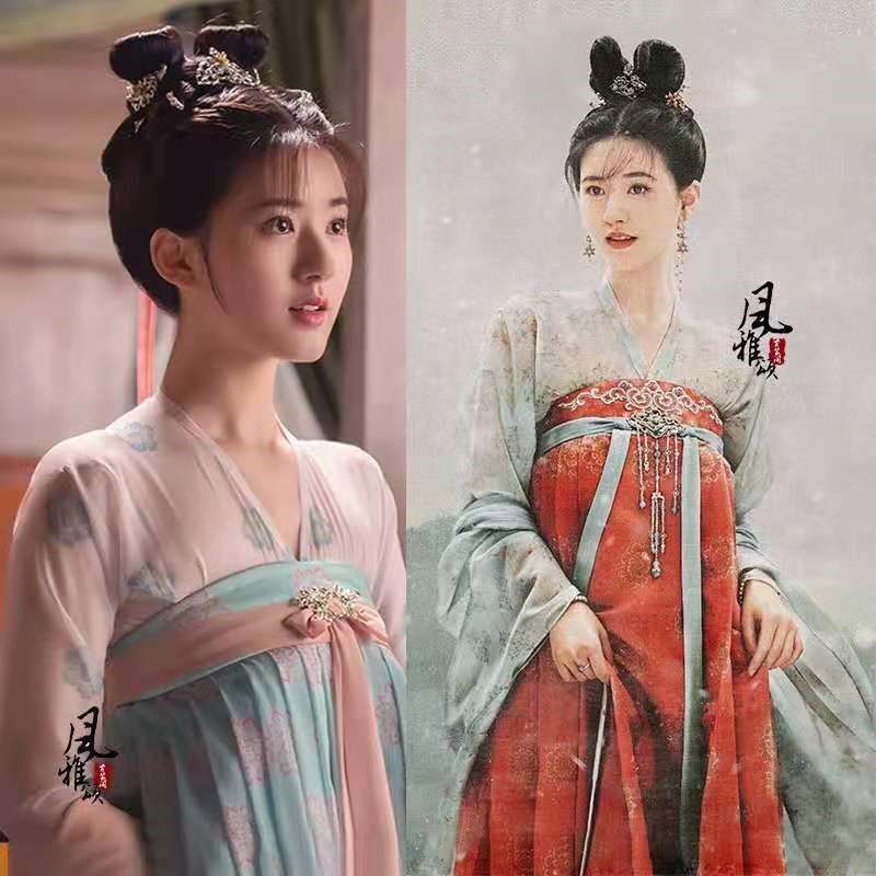 李乐嫣公主同款汉服女唐制齐胸襦裙赵露思长歌行影视剧古装仙气女