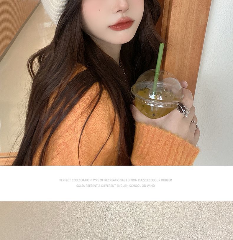 INS thickened warm large edition woolen hat for children's versatile autumn and winter, with a large head, a small face,_voghion.com