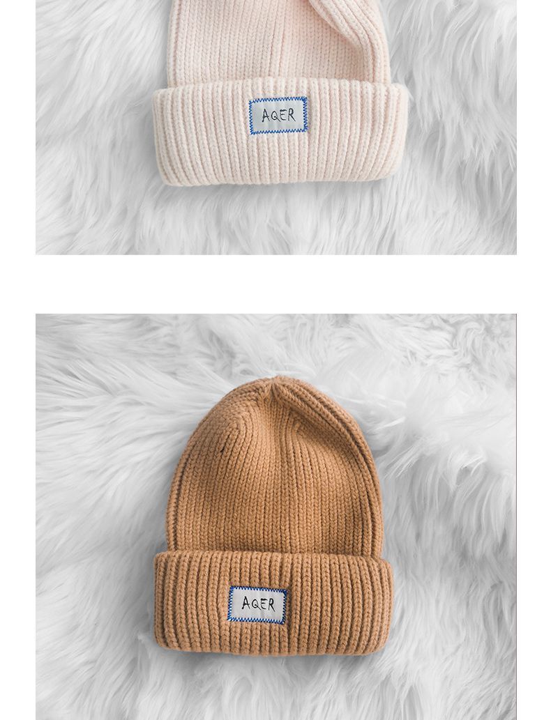 INS thickened warm large edition woolen hat for children's versatile autumn and winter, with a large head, a small face,_voghion.com