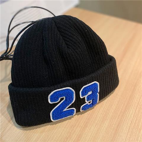 Hat Women's Winter Thickened Korean Edition Versatile Solid Color Digital Knitted Hat Warm Men's Street Couple Woolen_voghion.com