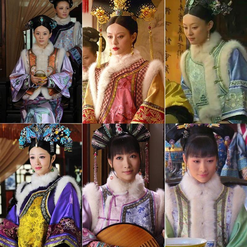 影视古装步步惊心甄嬛传同款秋冬公主服娘娘嫔妃皇后福晋马甲背心【3