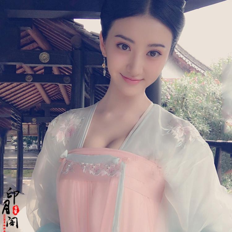 影视古装大唐荣耀景甜沈珍珠同款女古装小姐装唯美襦裙仙女演出服【2