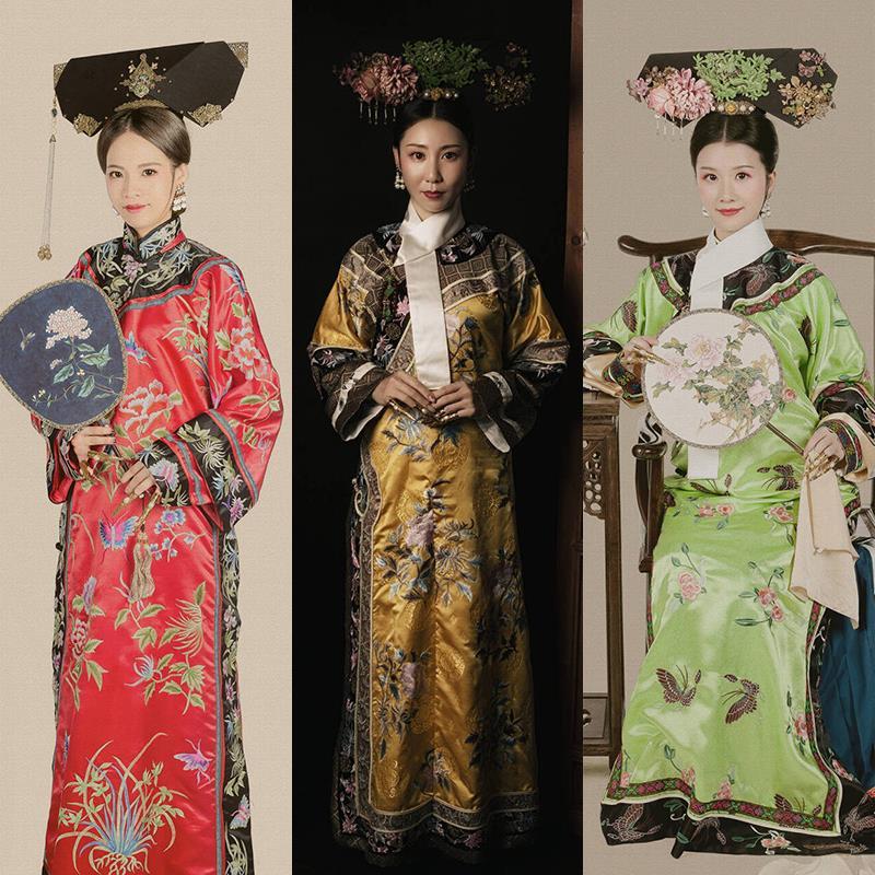 影视装如懿传延禧攻略同款古装清朝女格格服皇后服贵妃服满族旗服【3