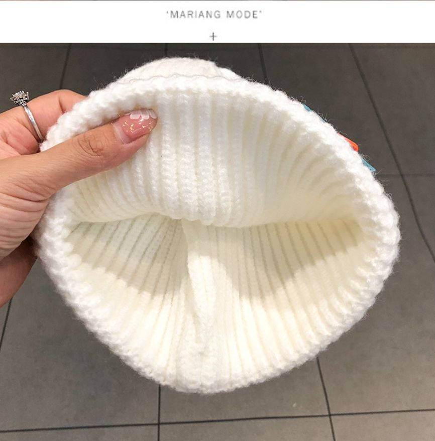 Stickad mössa för herr varm ullmössa vinter modeaccessoar_voghion.com