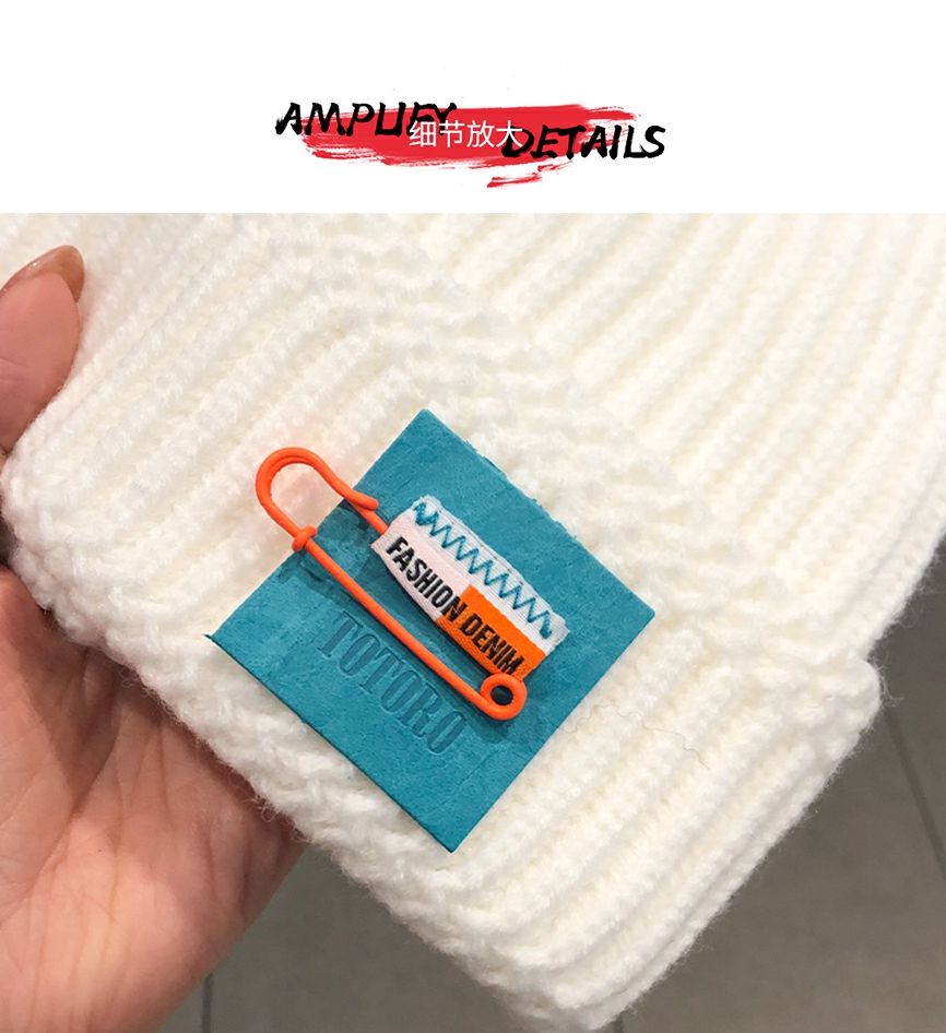 Stickad mössa för herr varm ullmössa vinter modeaccessoar_voghion.com