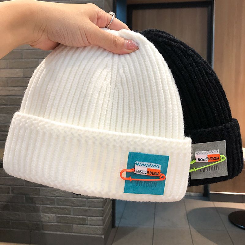 Stickad mössa för herr varm ullmössa vinter modeaccessoar_voghion.com