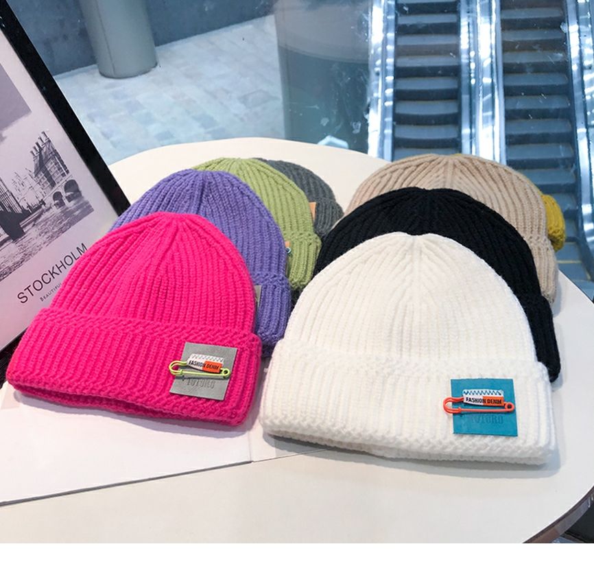 Stickad mössa för herr varm ullmössa vinter modeaccessoar_voghion.com