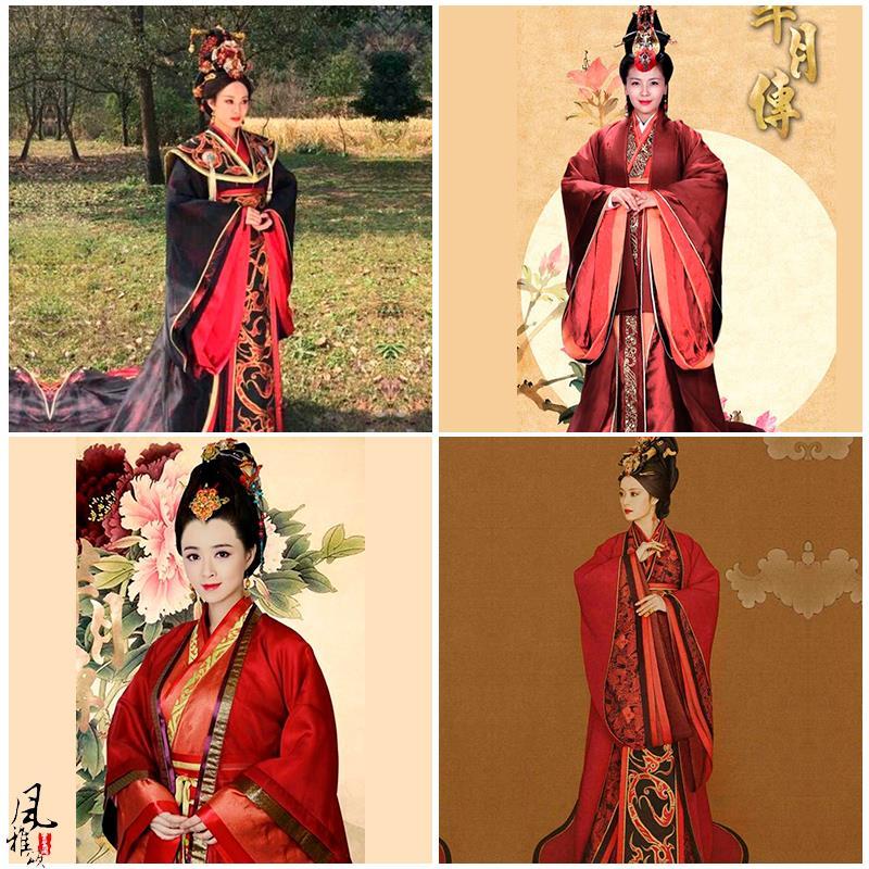 影视古装女芈月传孙俪同款秦朝汉朝大秦宣太后皇后妃子汉服演出服【3