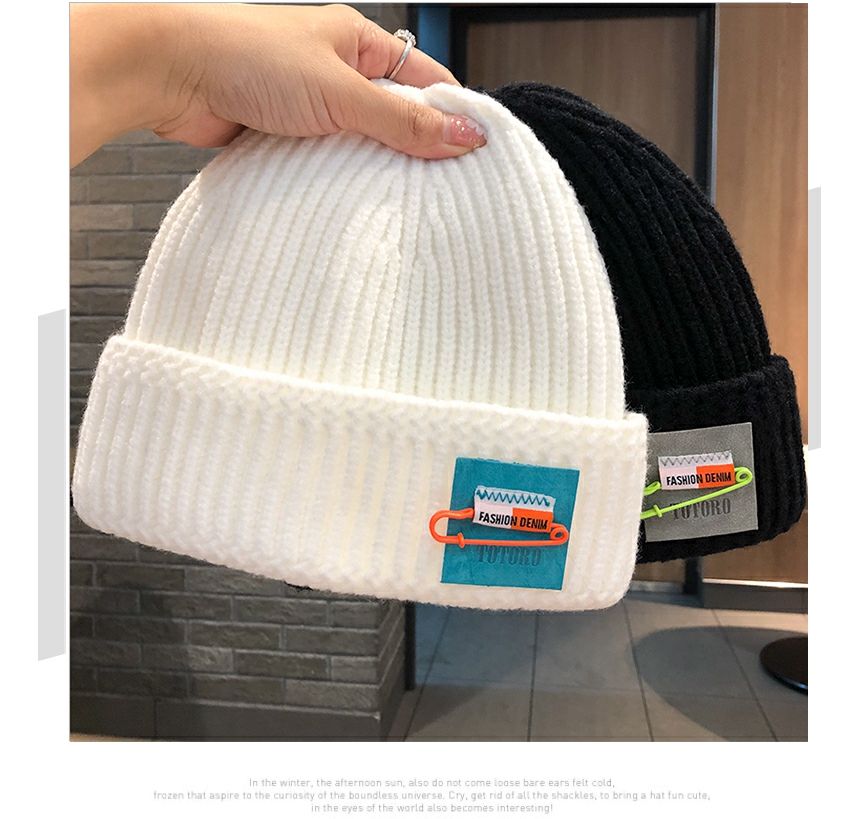 Stickad mössa för herr varm ullmössa vinter modeaccessoar_voghion.com
