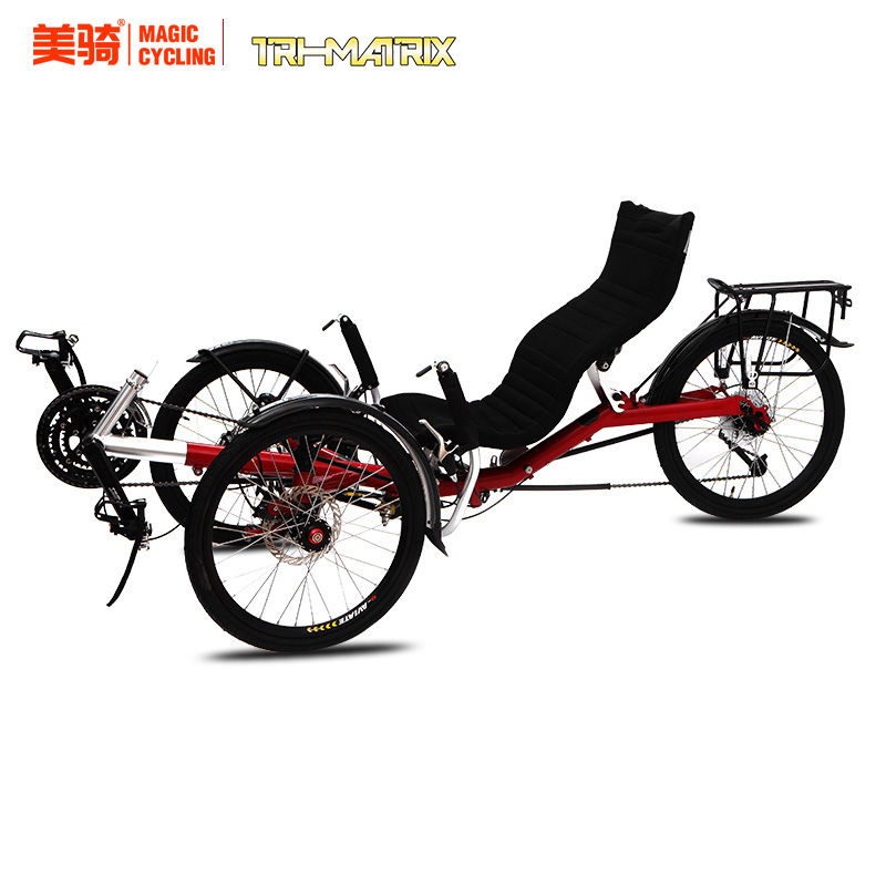 tri-matrix微躺三轮躺车chivalry2斜躺式三轮自行车代步骑行车