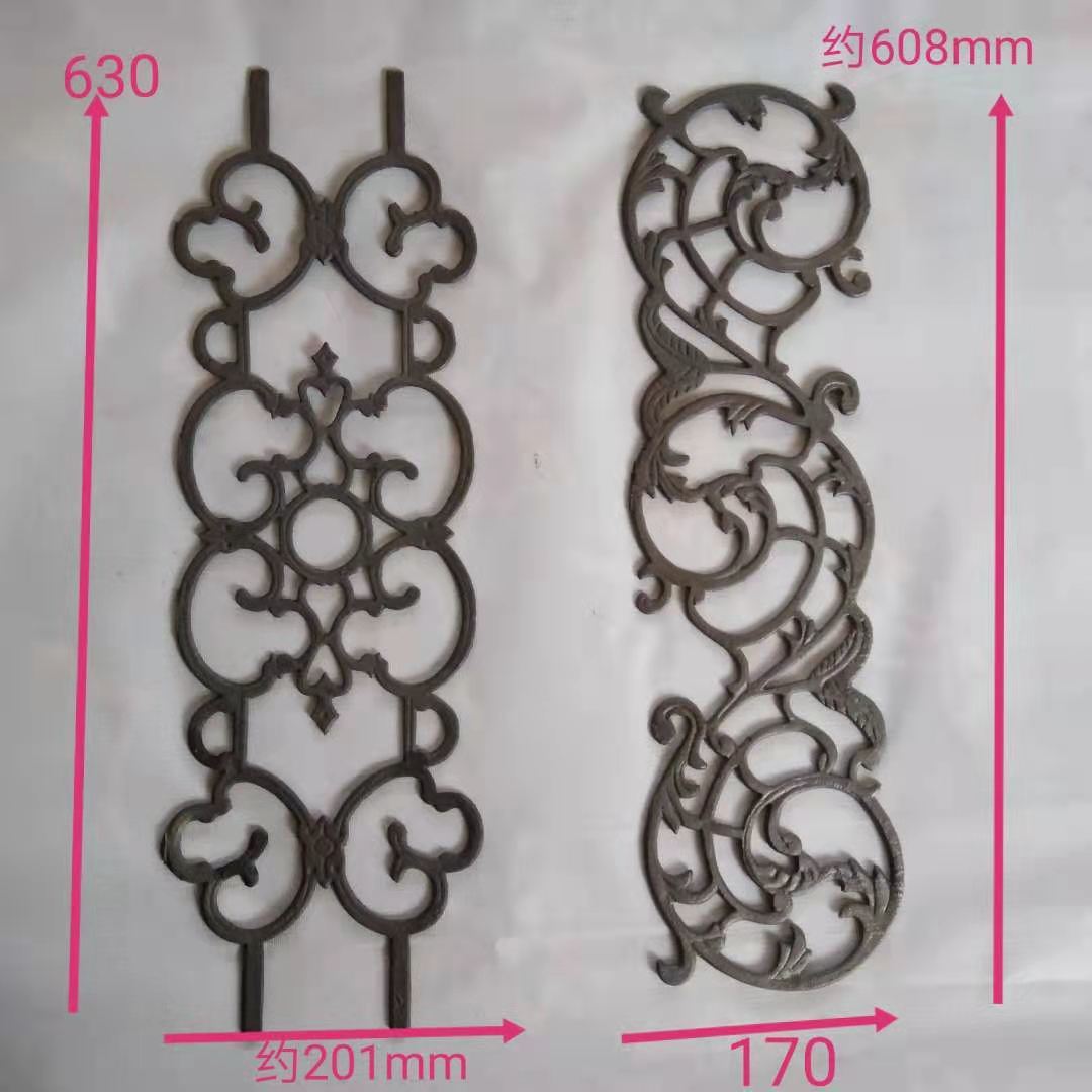 铁艺门配件焊接铁门配件马钢花铸铁花1003铁1007护栏配件铁大门配【3