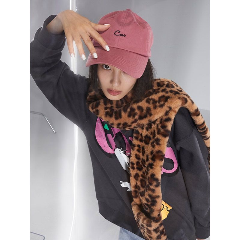 105913-热风2021年冬季新款长袖圆头上衣女士唐老鸭的小侄子卫衣F20W1406-详情图