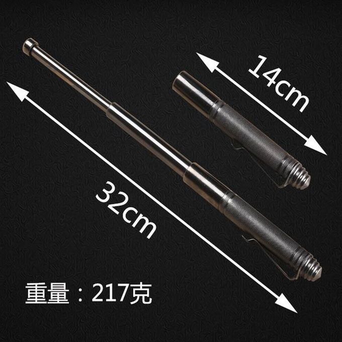 战术甩棍特工钢笔棍隐蔽式伸缩摔棍三节棒男女自卫防身武器便携棍