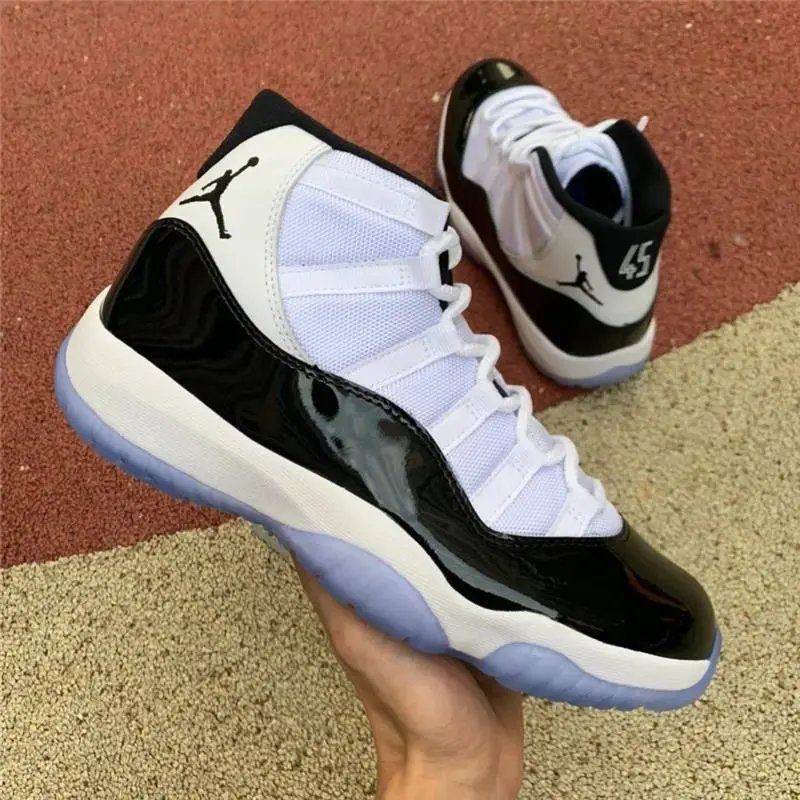 运动 aj11 concord aj11 康扣 黑白 高帮 378037-100