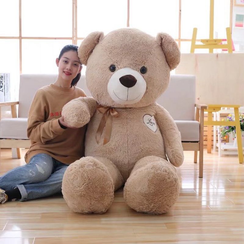 大号长毛绒爱心泰迪熊大狗熊抱抱熊毛绒玩具送女生生日圣诞节礼物