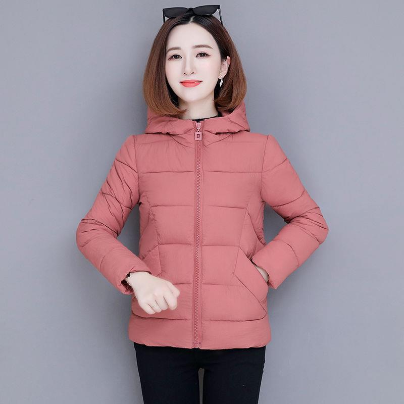 羽绒棉服女2021年新款反季冬季外套女妈妈短款轻薄棉衣女式小棉袄【3