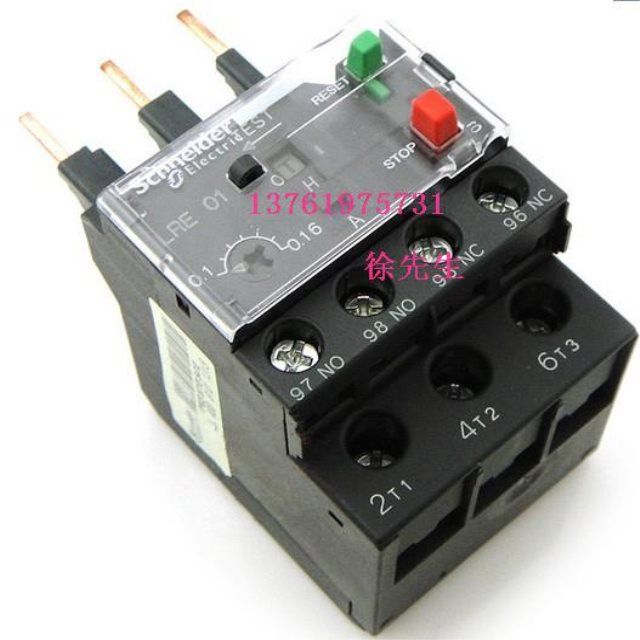 正品施耐德电机热继电器 schneider lre01n 0.1-0.