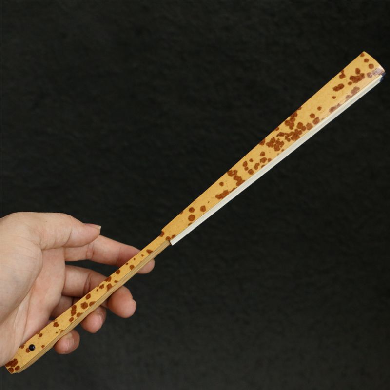 一物一拍云南湘妃竹老料苏工纯手工精工制作文人折扇古方竹扇子