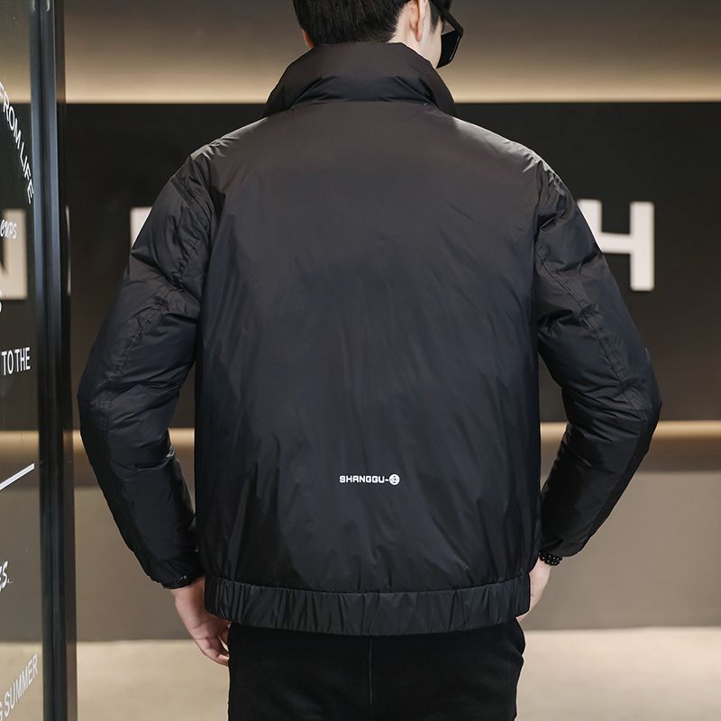 2023 Winter Nieuwe heren staande kraag donsjack Verdikte warme jas Koreaanse casual trend donsjack_voghion.com
