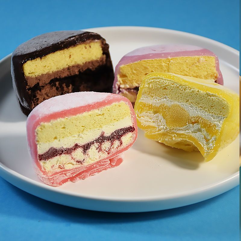 冰皮月亮蛋糕爆浆糯米糍甜品雪媚娘冰淇淋甜点零食月饼蛋糕
