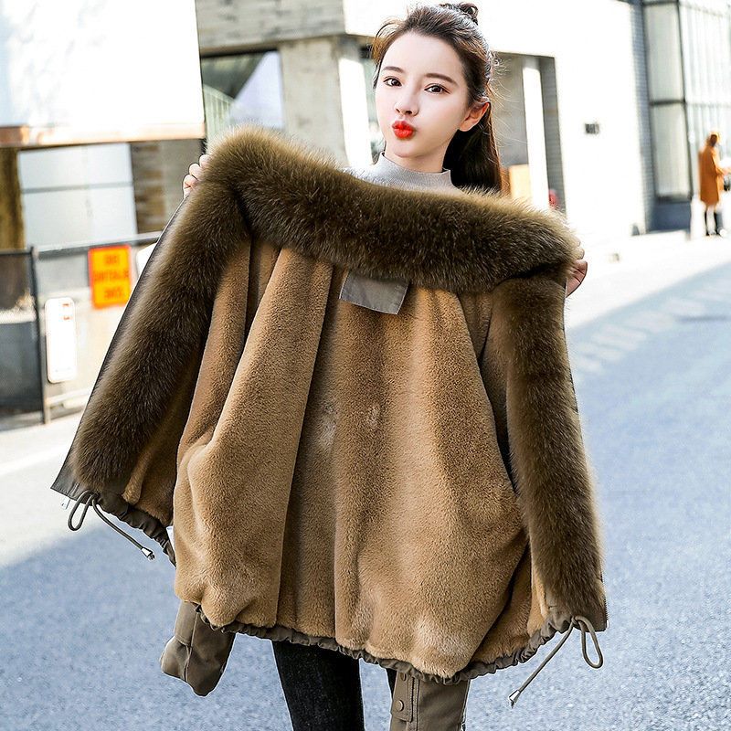 羽绒棉服派克服女2021年冬装新款女装棉袄韩版冬季棉衣短款外套潮