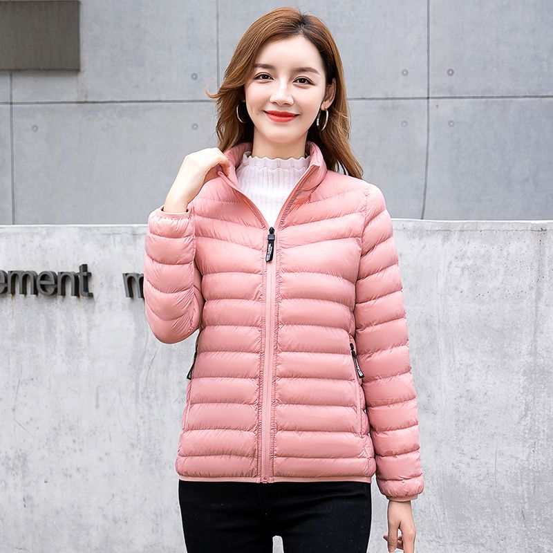 短款棉服女立领2021年秋冬新款羽绒棉衣显瘦轻薄时尚休闲棉袄外套【2