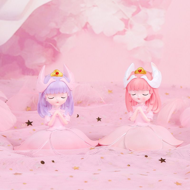 可爱少女心梦幻粉色系摆件家居桌面萌物摆件女孩子生日礼物送女生