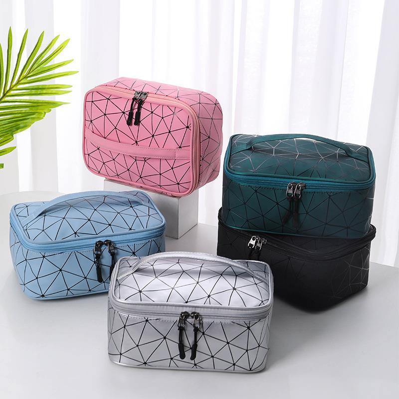 New cosmetic bag female portable simple portable large capacity ins wind super fire waterproof travel cosmetic storage bag