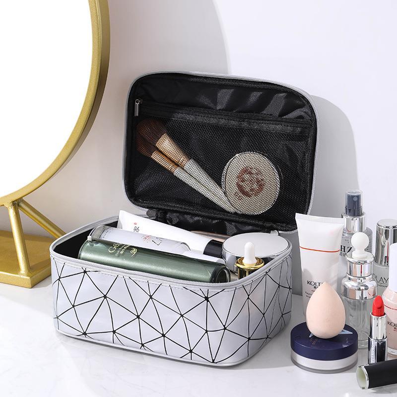 New cosmetic bag female portable simple portable large capacity ins wind super fire waterproof travel cosmetic storage bag