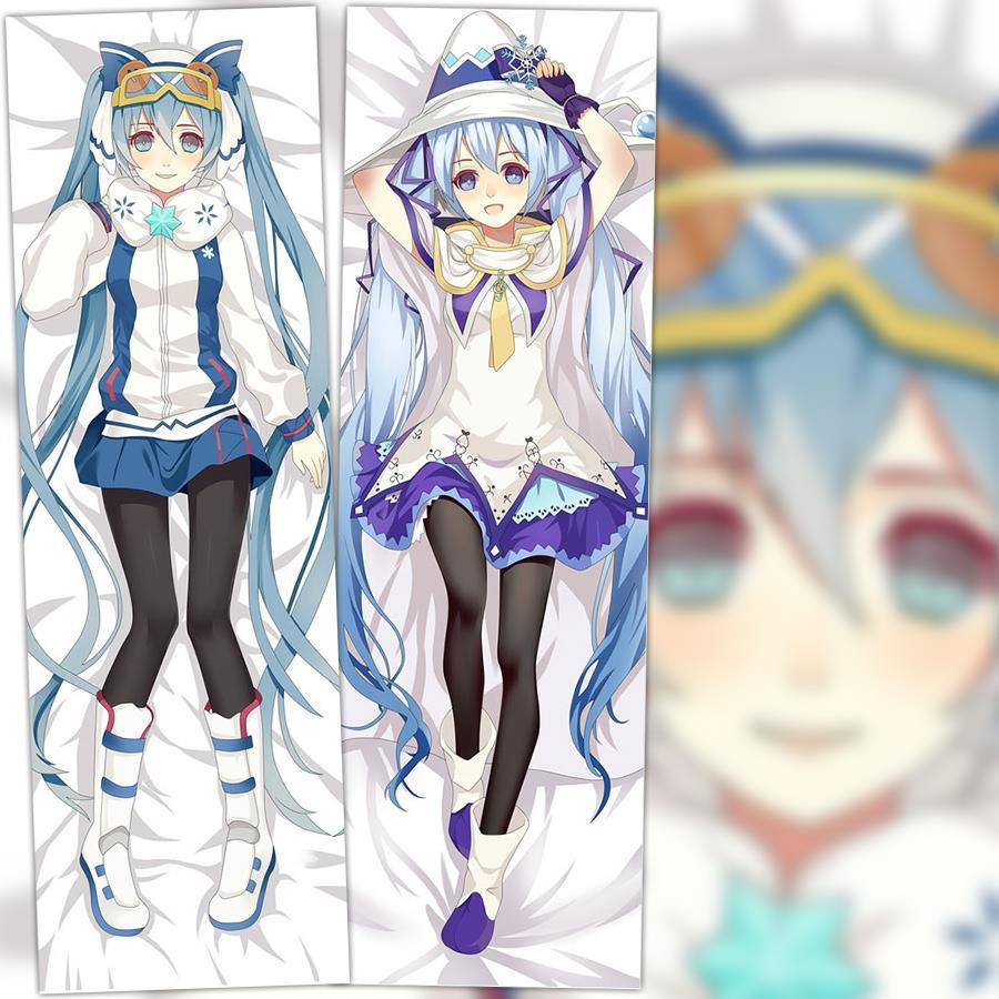 初音未来动漫周边二次元等身抱枕miku雪初音全身靠枕套宅男礼物